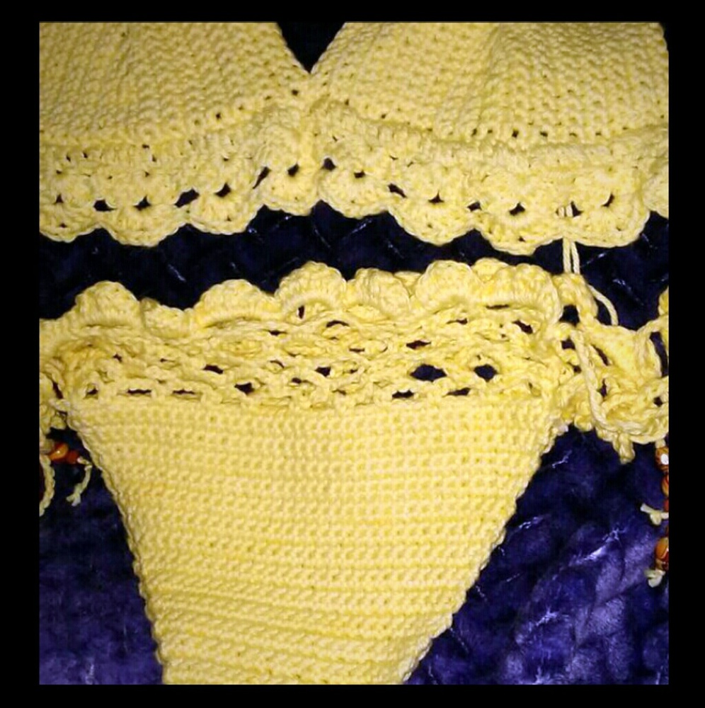 Handmade crochet bikini